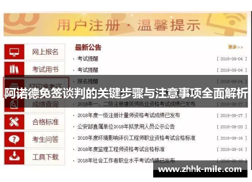阿诺德免签谈判的关键步骤与注意事项全面解析